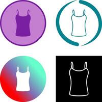 Ladies Vest Icon Design vector