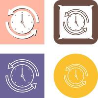 Run Time Icon Design vector