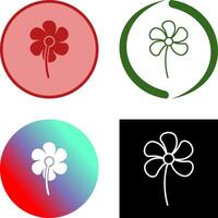 Small flowers Icon Design vector