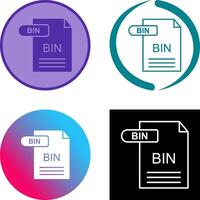 BIN Icon Design vector