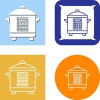 Cooker Icon Design vector