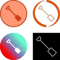 Hand Shovel Icon Design vector