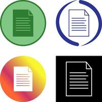 Sheet Icon Design vector