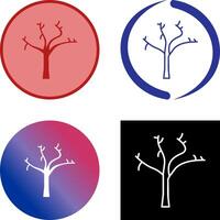 Tree with no Leaves Icon Design vector