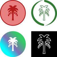 Coconut trees Icon Design vector