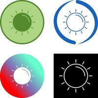 diseño de icono de sol vector