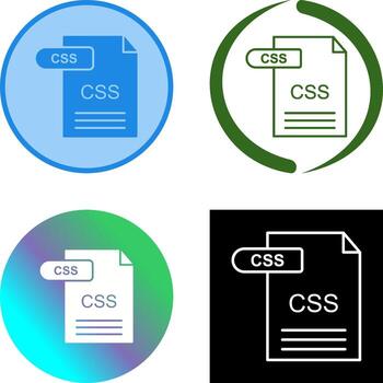 CSS Icon Design vector
