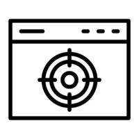 Targeted Vector Line Icon Design