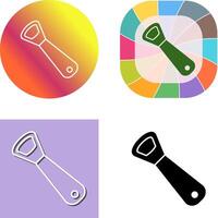 Bottle Opener Icon Design vector