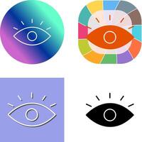 diseño de icono de ojo vector