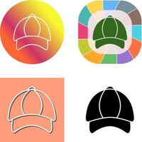 P Cap Icon Design vector