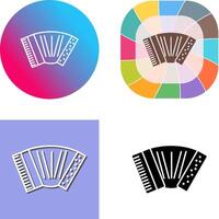 Accordion Icon Design vector