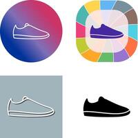 casual Zapatos icono diseño vector