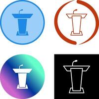 Podium Icon Design vector