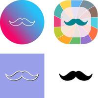 Moustache Icon Design vector