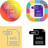 AAC Icon Design vector