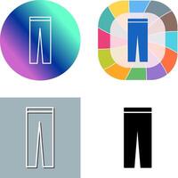 Trousers Icon Design vector