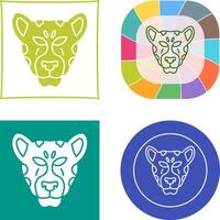 leopard Icon Design vector