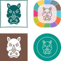 Rhino Icon Design vector