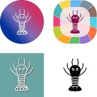 Lobster Icon Design vector