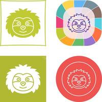 Sloth Icon Design vector