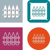 Fence Icon Design vector