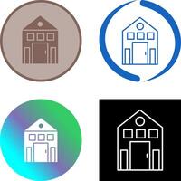 Building Icon Design vector
