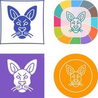 Kangaroo Icon Design vector