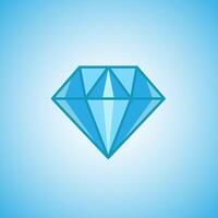 Glossy Diamond Vector