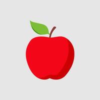 vector de manzana roja
