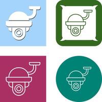 icono de cámara de seguridad vector