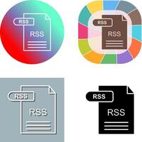 diseño de icono de rss vector