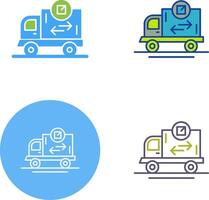 Delivery Truck Icon Design vector