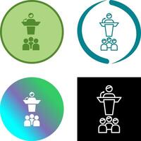 Seminar Icon Design vector