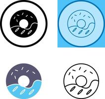 Cream Doughnut Icon vector