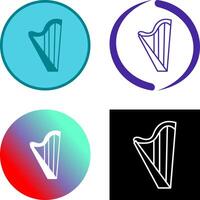 Harp Icon Design vector