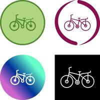 diseño de icono de bicicleta vector