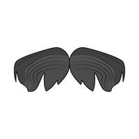 ilustración de Bigote vector