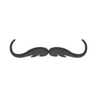 ilustración de Bigote vector