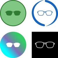 Glasses Icon Design vector