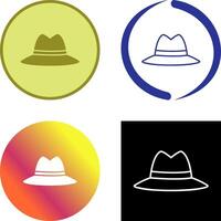 diseño de icono de sombrero vector