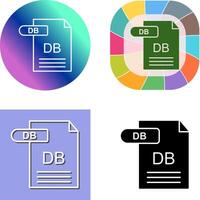 DB Icon Design vector