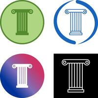 Pillar Icon Design vector