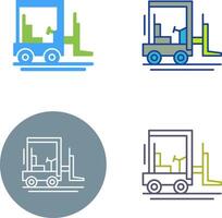 Forklift Icon Design vector