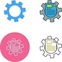 Cogwheel Icon Design vector