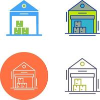 Warehouse Icon Design vector