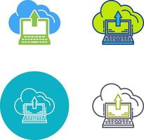 Backup Icon Design vector