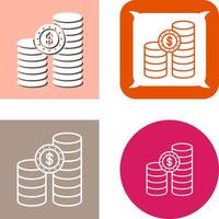 Coins Icon Design vector