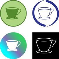 Tea Cup Icon Design vector