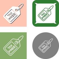 Tax Free Icon Design vector